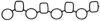 VICTOR REINZ 71-40506-00 Gasket, intake manifold